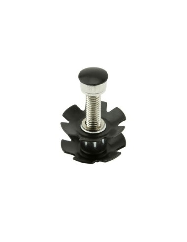 Headset Star Nuts & Bolt 1-1/8 Black Chrome.